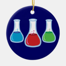 Science Flasks Christmas Tree Ornament
