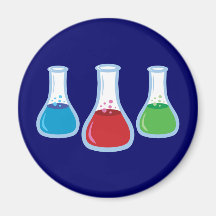 Science Flasks Fridge Magnets