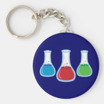 Science Flasks Key Chains