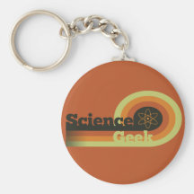 Science Geek Keychain