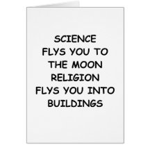 science greeting card