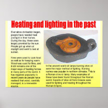 Science, History, heating and lighting in the past Poster