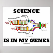 Science Is In My Genes (DNA Replication) Posters