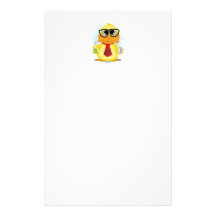 Science Teacher Duck Customized Stationery