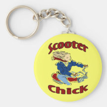 Scooter Chick Key Chains