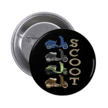 Scooter Quads Pinback Buttons