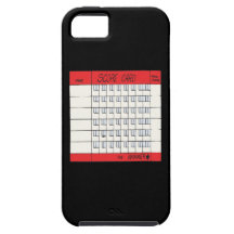 Score Card iPhone 5 Covers