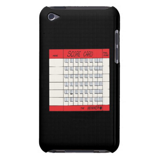 Score Card iPod Case-Mate Case
