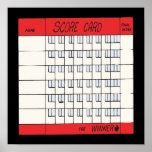 Score Card Print