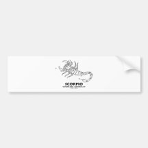 Scorpio (October 23rd - November 21st) Bumper Sticker