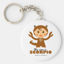 Scorpio Zodiac for Kids Key Chains