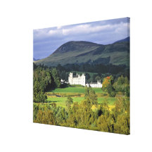 Scotland, Tayside, Blair Castle. In an emerald Gallery Wrapped Canvas