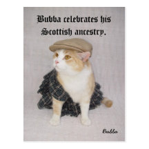 Scottish Bubba Postcard