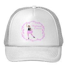 Scottish Highland Dancer Celtic Knotwork Pink Hats