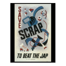 Scrap Metal World War 2 Post Cards