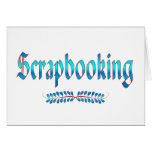 SCRAPBOOKING GREETING CARD