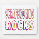 Scrapbooking Rocks Mouse Pads