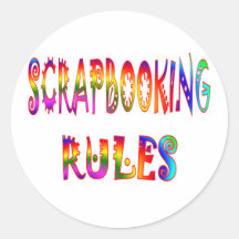 Scrapbooking Rules Stickers