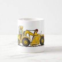 Scraper Dirt Mover Excavator Construction Mugs