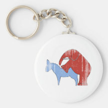 SCREW DEMOCRATS Faded.png Keychain