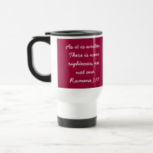 Scripture Mug, Romans 3:10