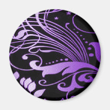 Scroll purple magnet