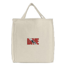 SCUBA DIVE Embroidered Bag