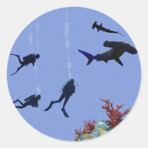 SCUBA diver's dream sticker