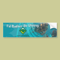 Scuba Diving Bumper Sticker bumper stickers