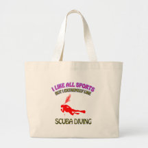 Scuba diving designs canvas bag