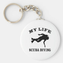 Scuba Diving My Life Key Chain