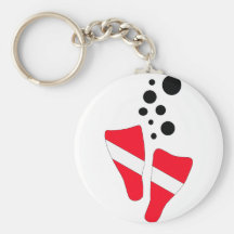 Scuba Fins Keychains