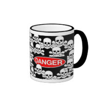 Scull & Crossbone Danger Coffee Mugs