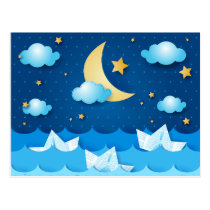 Sea at Night postcards