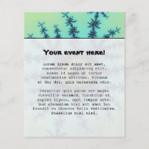 Sea Green Fractal Flyer