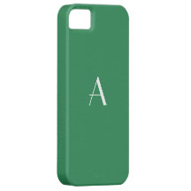 Sea Green White Monogram