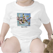Sea Life Fish Cartoon Funny Baby Bodysuits
