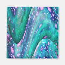 Sea Serpent Abstract Magnets