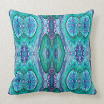 Sea Serpent Abstract Pillows