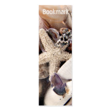 Sea Shell Bookmark Business Card Templates