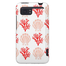 Sea Shells and Coral HTC Vivid Cases