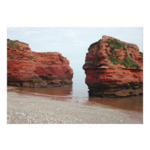 Sea Stack Rocks. Ladram Bay. Devon. UK. Personalised Announcements