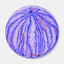 sea urchin by S Ambrose Fridge Magnet