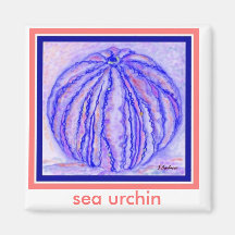 sea urchin by S Ambrose Magnet
