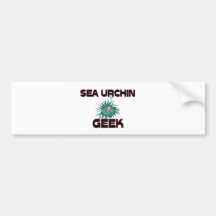Sea Urchin Geek Bumper Sticker