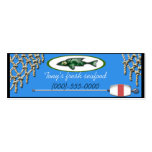 seafood distribution/restaurant business card template