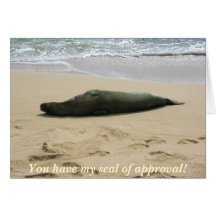 Seal of Approval - Kauai, Hawaii Cards