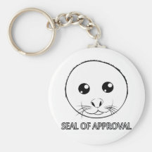 Seal of Approval Key Chain