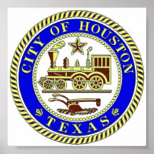 Seal of Houston Print