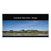 Seal Rock State Park - Oregon Custom Photo Card